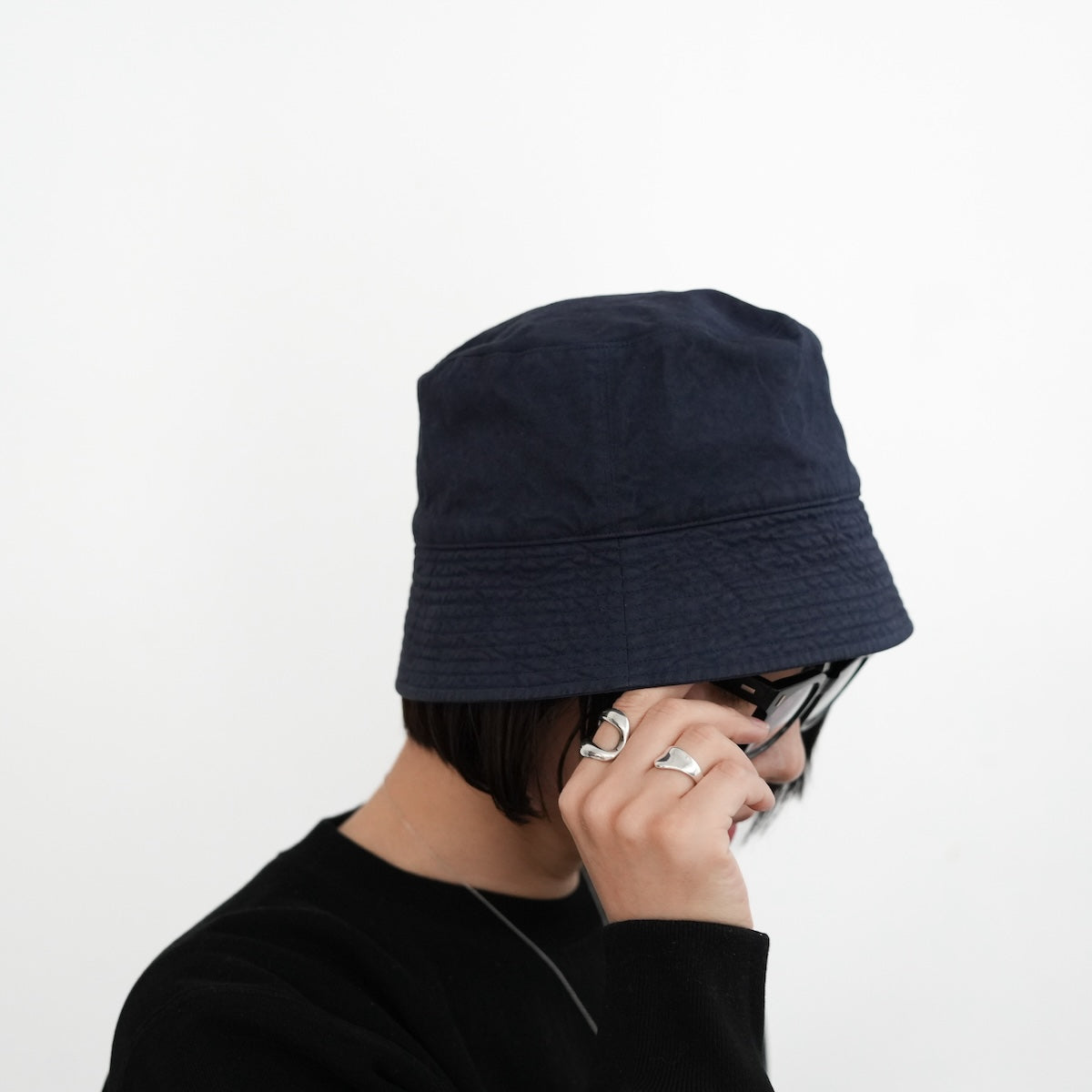 AURALEE GARMENT-DYED FINX CHINO BUCKET HAT MADE BY KIJIMA TAKAYUKI