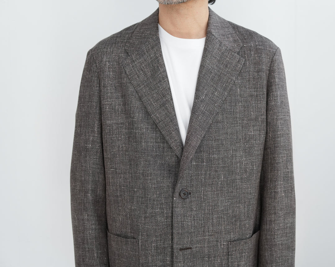 26SS】BISOWN WOOL LINEN 2B JACKET