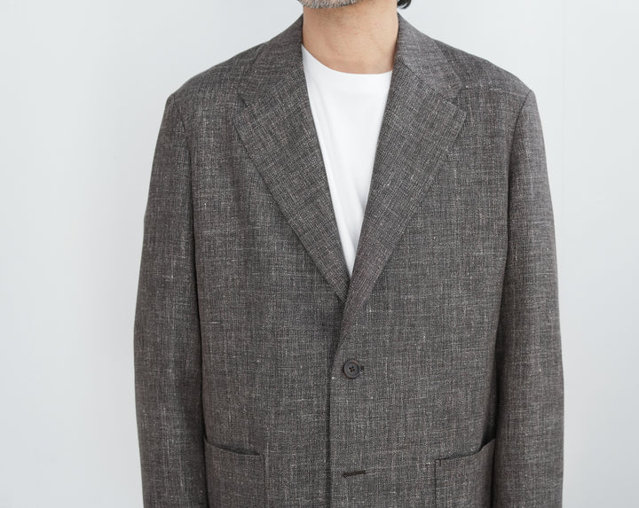 26SS】BISOWN WOOL LINEN 2B JACKET