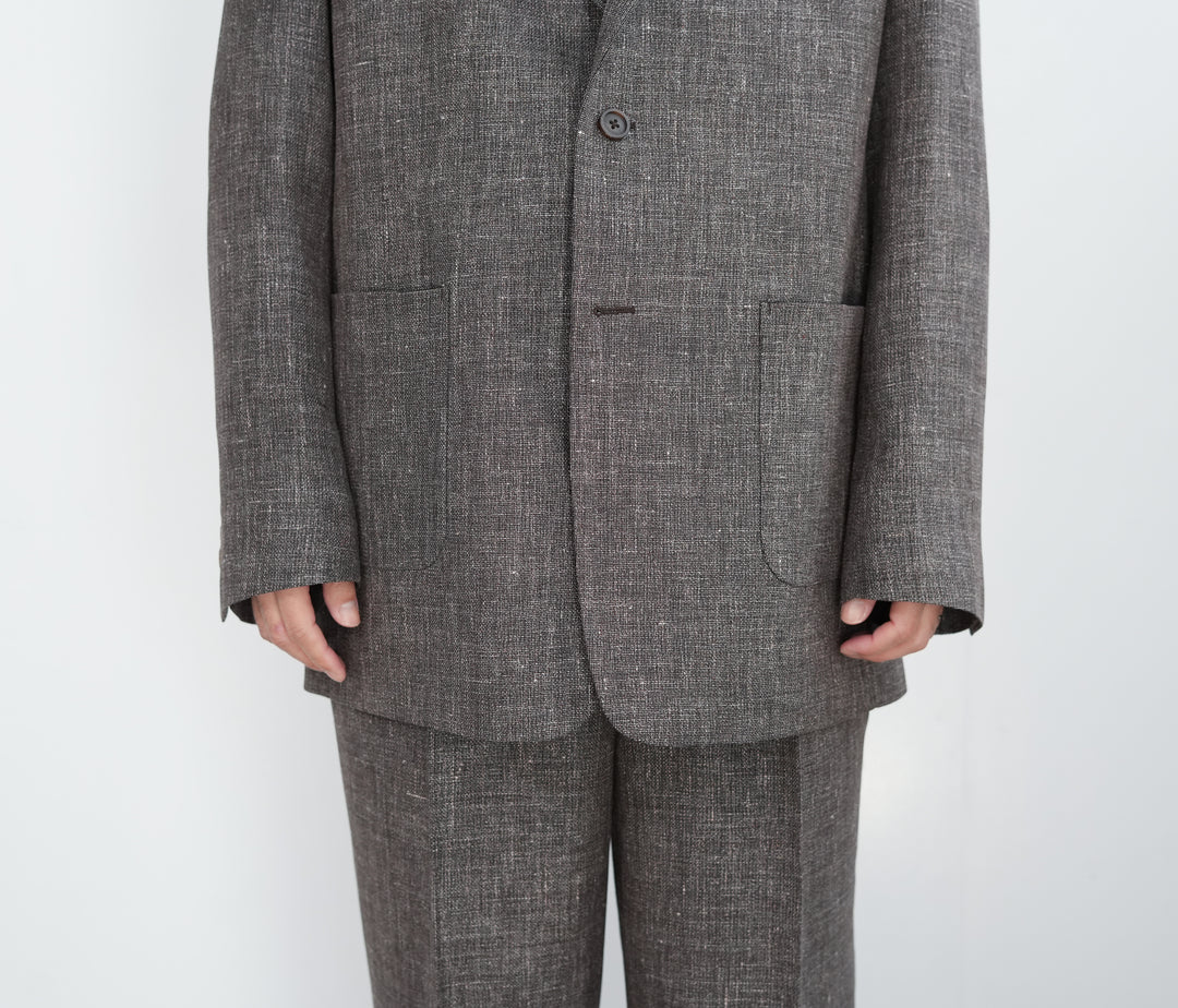 26SS】BISOWN WOOL LINEN 2B JACKET