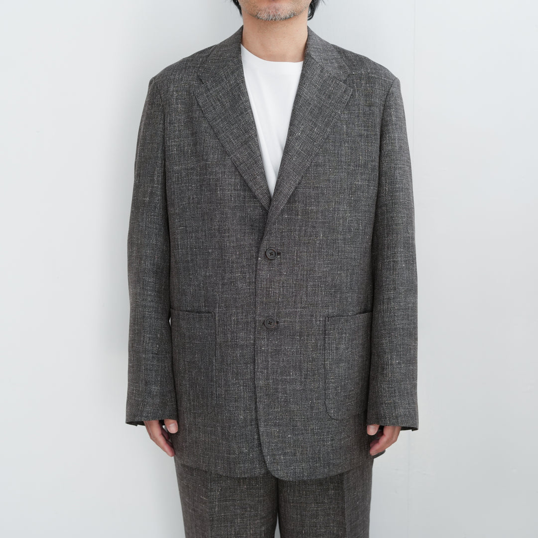26SS】BISOWN WOOL LINEN 2B JACKET