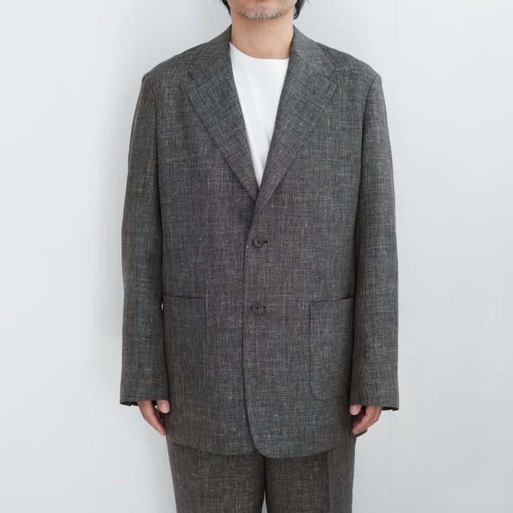 26SS】BISOWN WOOL LINEN 2B JACKET