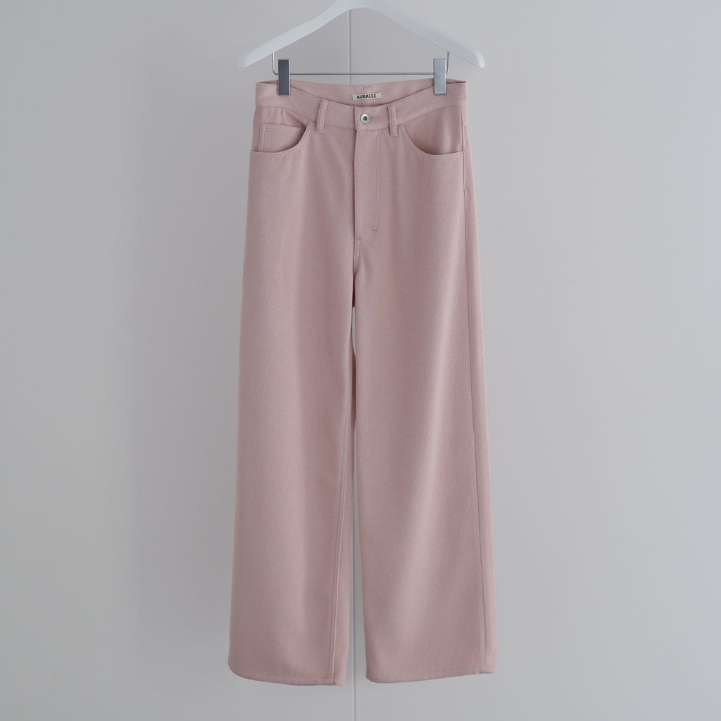 完売　AURALEE SILK NEP DENIM 5P WIDE PANTS Silk Nep Denim 5P Wide Pants Black | HAVEN
