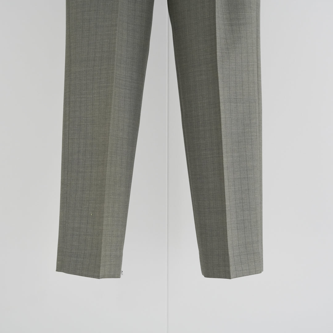 26SS】AURALEE BLUEFACED WOOL TWO-TUCK SLACKS