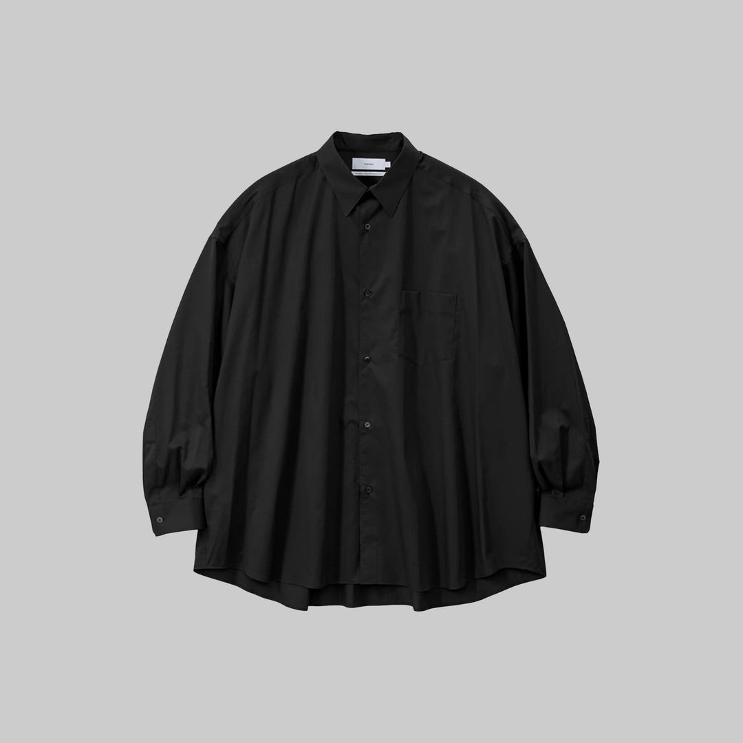 26SS】Graphpaper Silicon Poplin Oversized Regular Collar Shirt