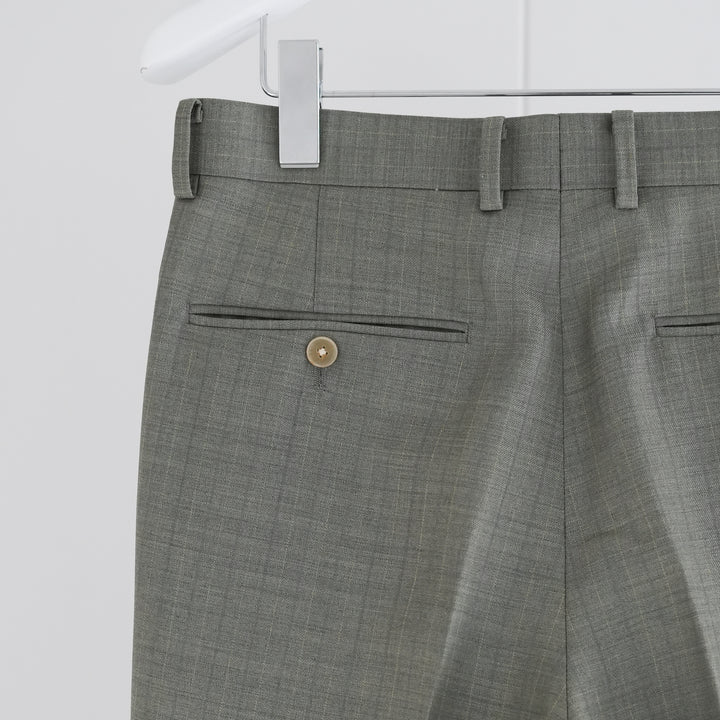 26SS】AURALEE BLUEFACED WOOL TWO-TUCK SLACKS