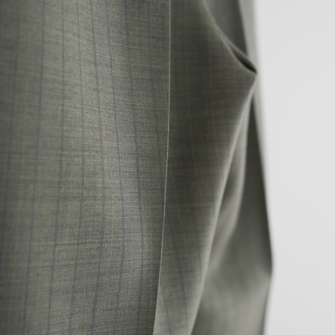 26SS】AURALEE BLUEFACED WOOL TWO-TUCK SLACKS