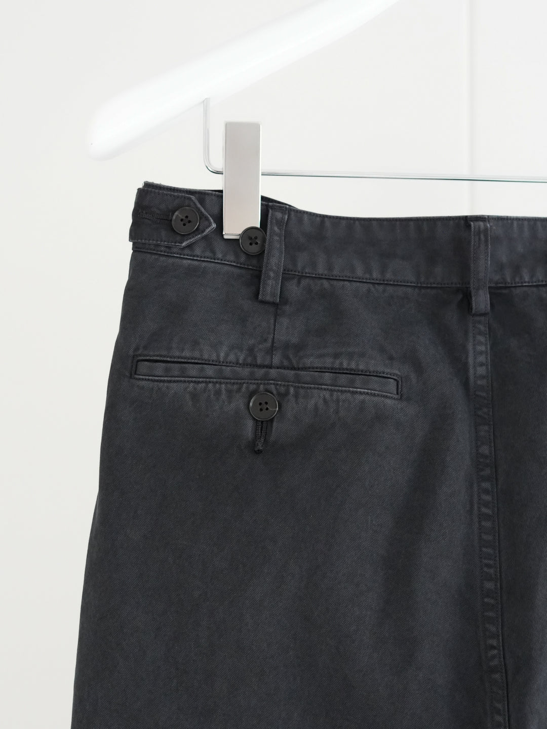 26SS】AURALEE GARMENT-DYED FINX LIGHT CHINO ONE-TUCK WIDE PANTS