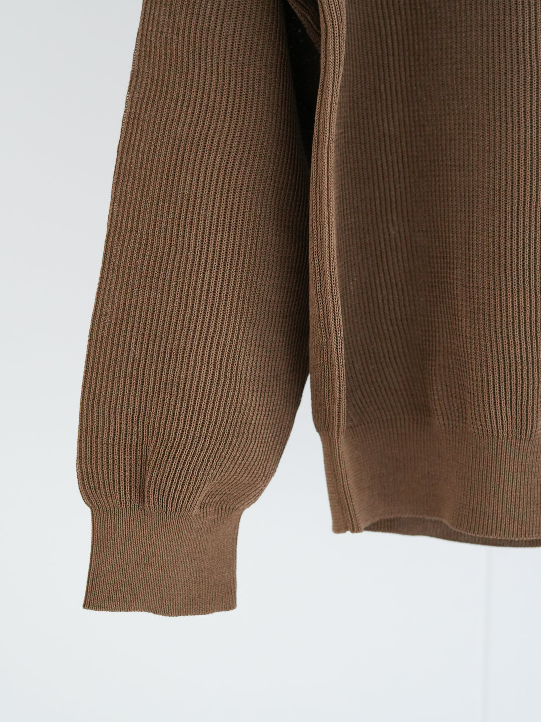 26SS】AURALEE FLAT YARN RIB KNIT P/O