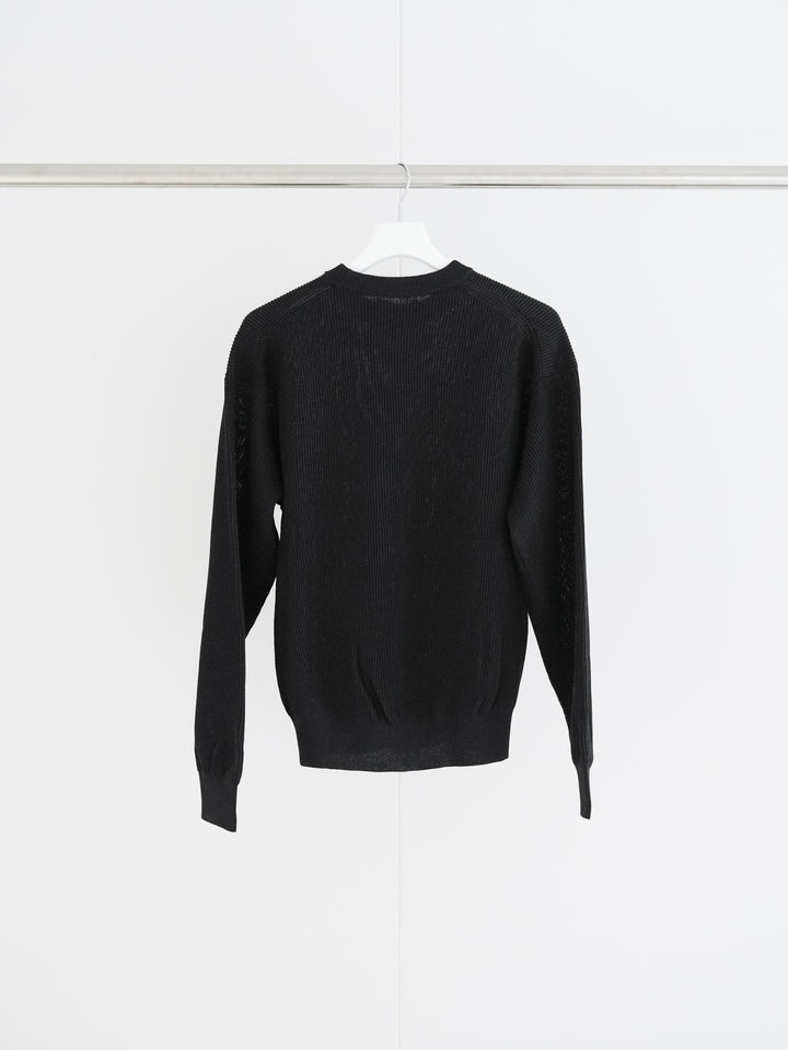 26SS】AURALEE FLAT YARN RIB KNIT P/O