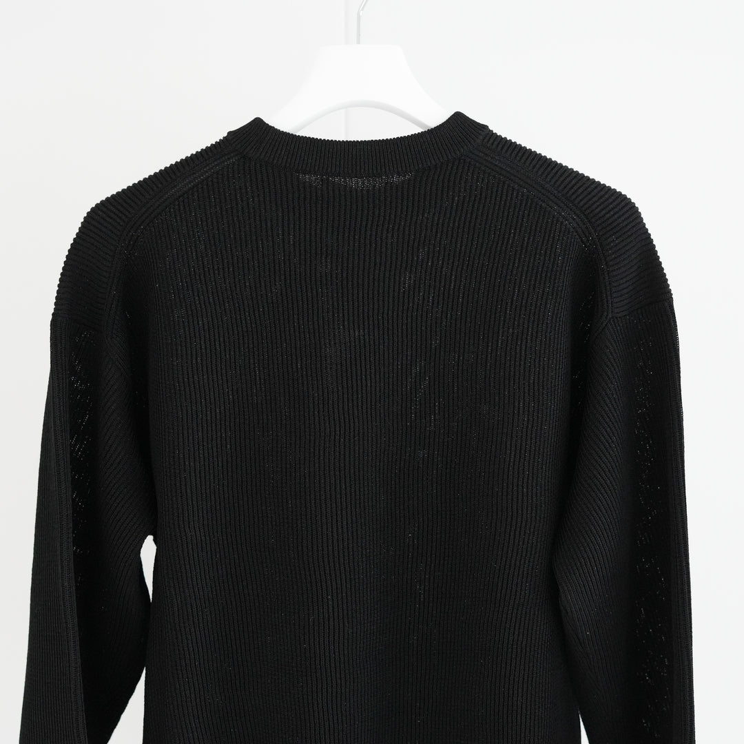 26SS】AURALEE FLAT YARN RIB KNIT P/O
