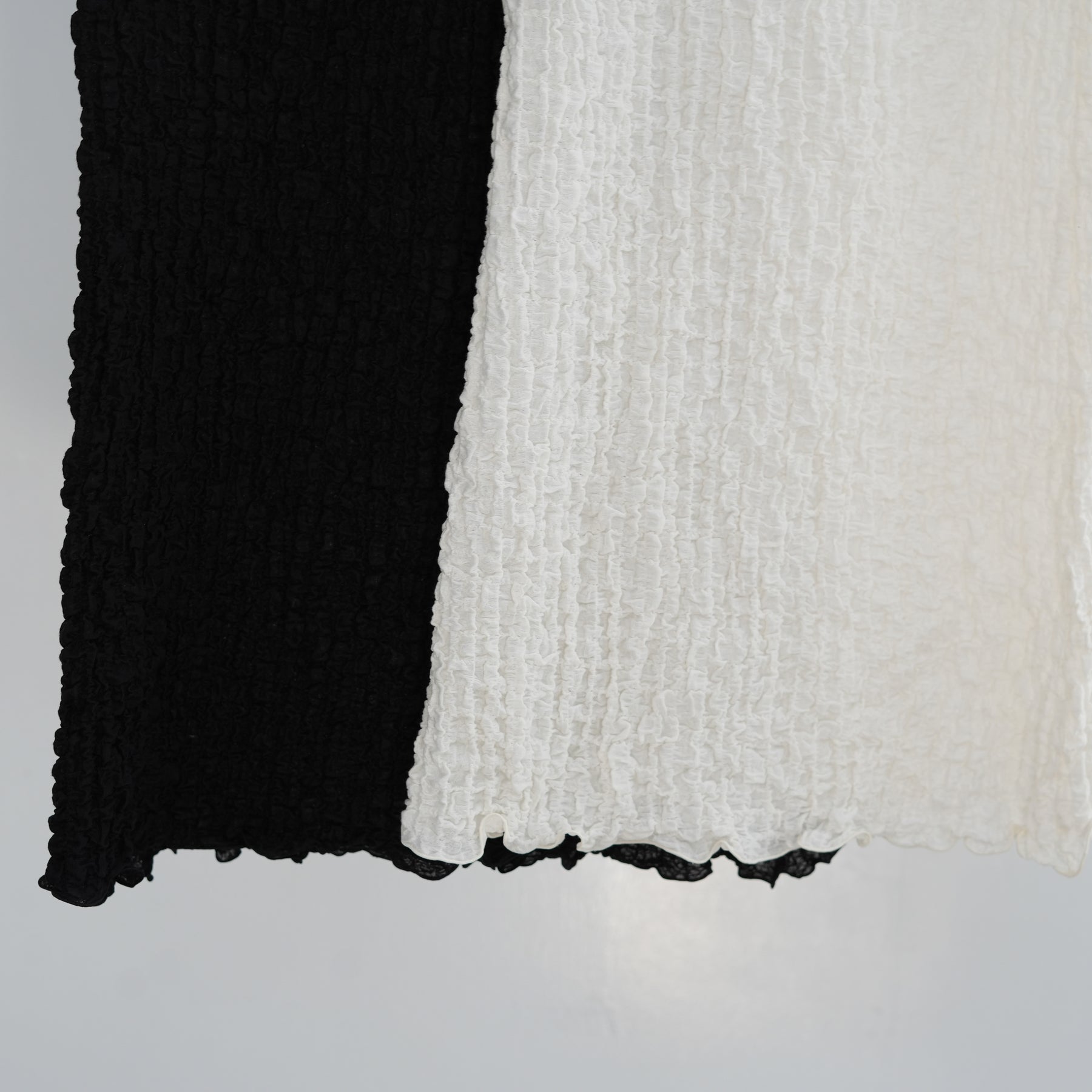 スカート Shrink Lace Frill Skirt BLACK Shrink Lace Frill Skirt[BLACK] | 1LDK (ワンエルディーケー) 公式サイト