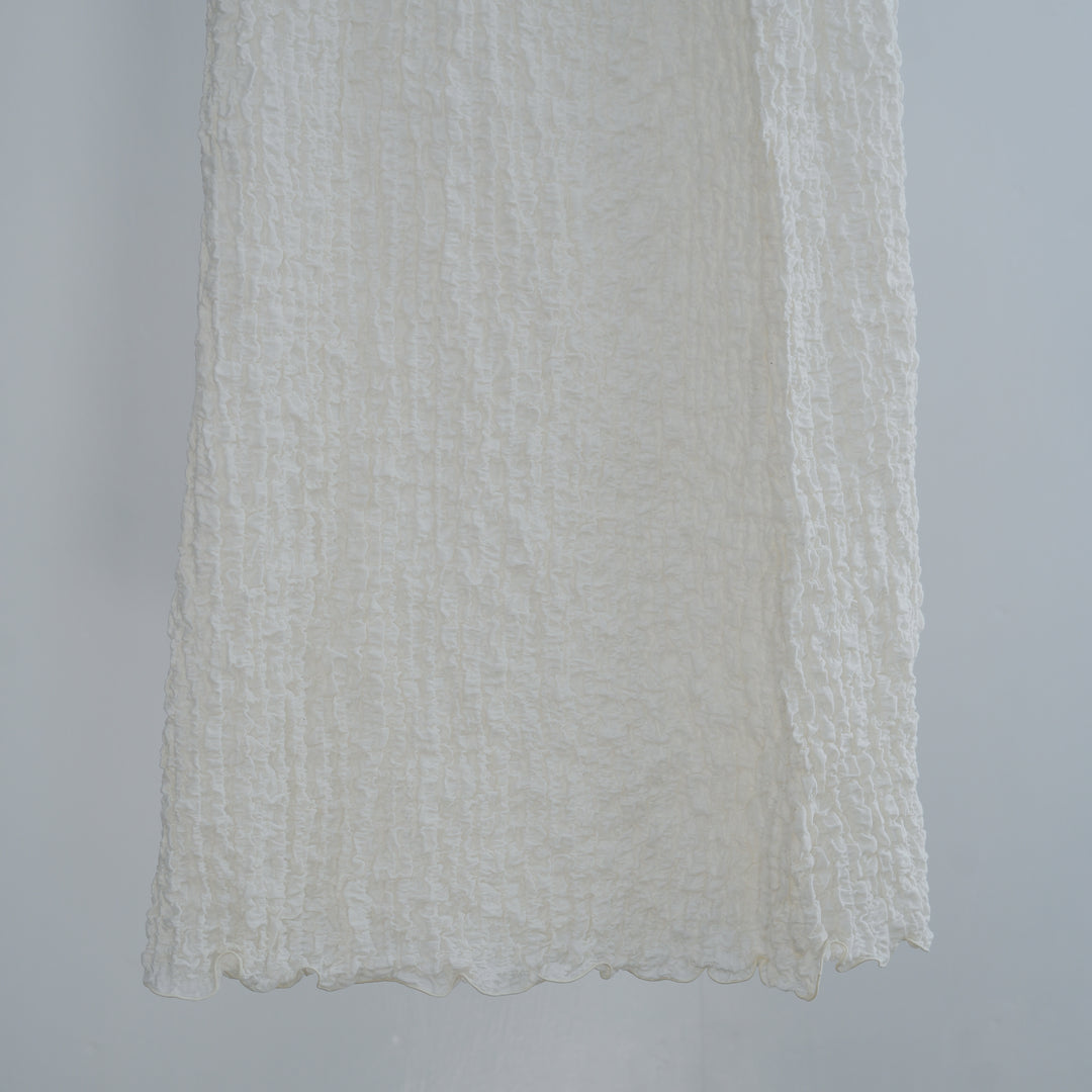 26SS】PHEENY Shrink Lace Frill Skirt 