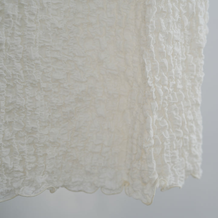 26SS】PHEENY Shrink Lace Frill Skirt 