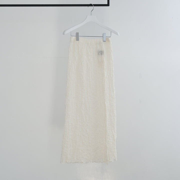 26SS】PHEENY Shrink Lace Frill Skirt 