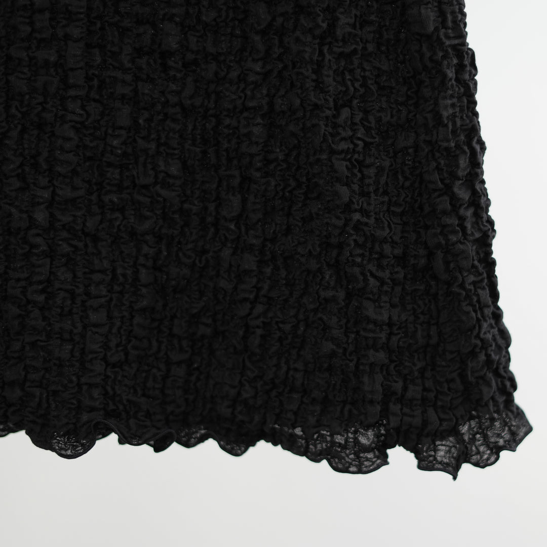 スカート Shrink Lace Frill Skirt BLACK Shrink Lace Frill Skirt[BLACK] | 1LDK (ワンエルディーケー) 公式サイト