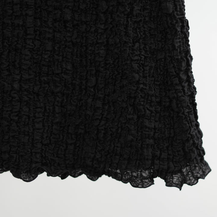 26SS】PHEENY Shrink Lace Frill Skirt 