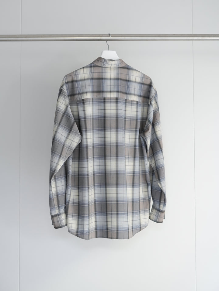 26SS】AURALEE SUPER LIGHT WOOL CHECK SHIRT