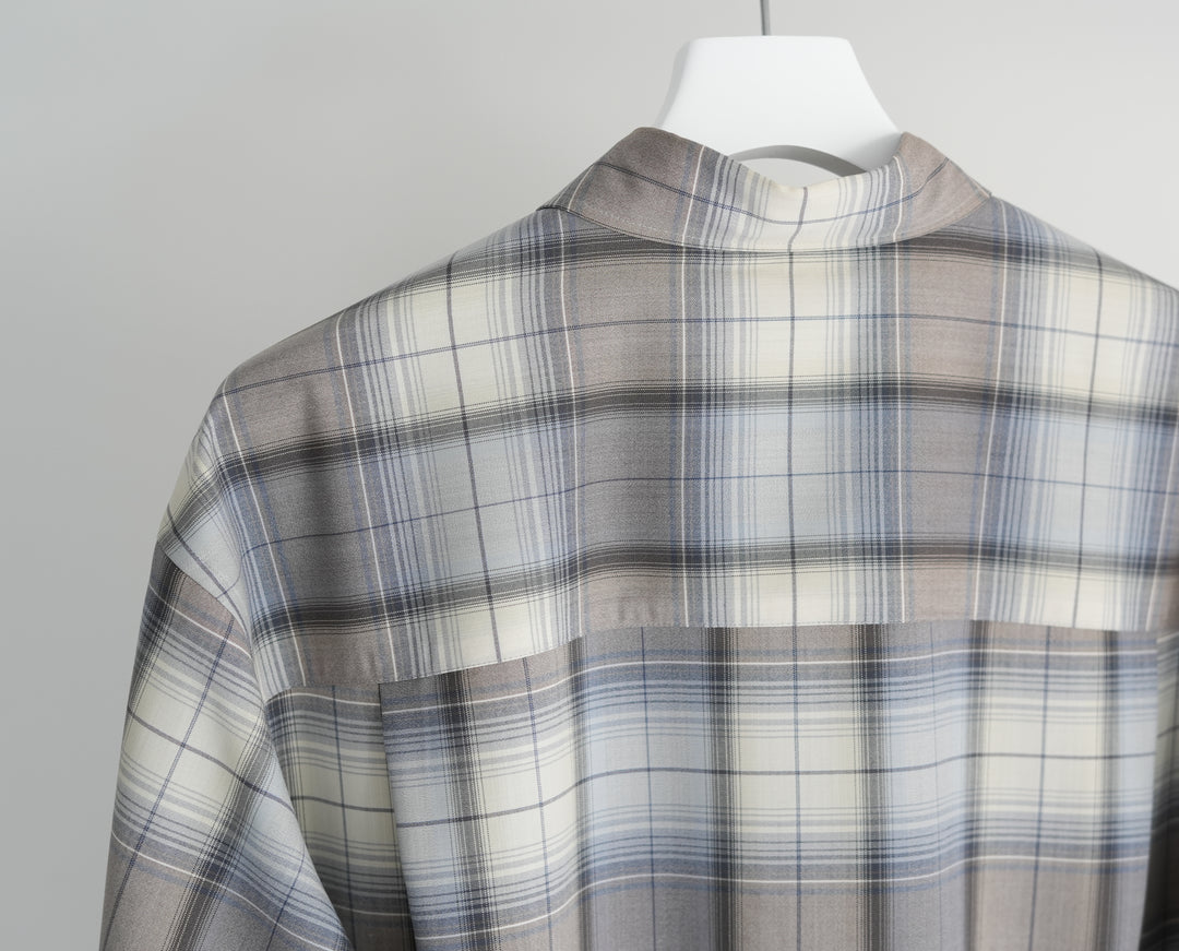 26SS】AURALEE SUPER LIGHT WOOL CHECK SHIRT