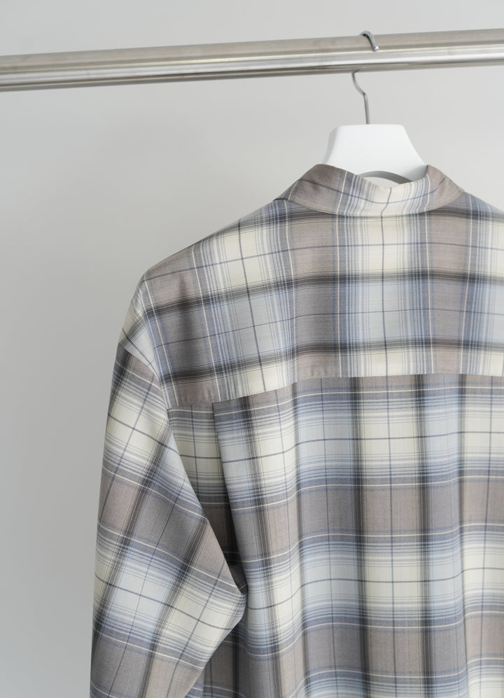 26SS】AURALEE SUPER LIGHT WOOL CHECK SHIRT