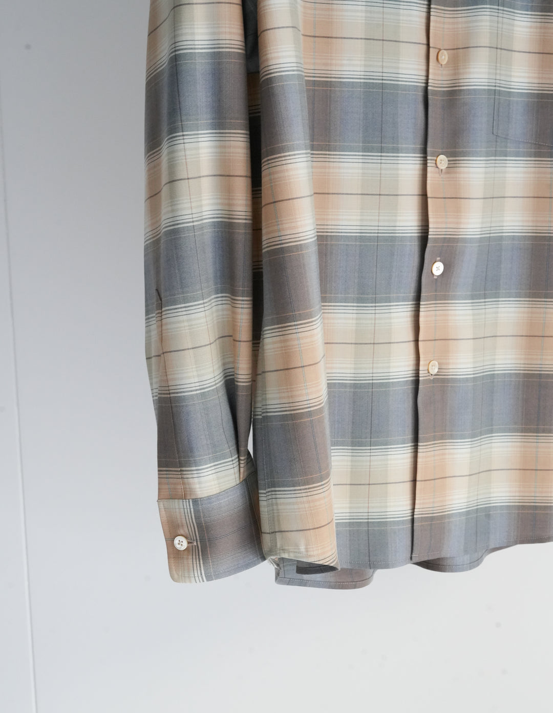 26SS】AURALEE SUPER LIGHT WOOL CHECK SHIRT