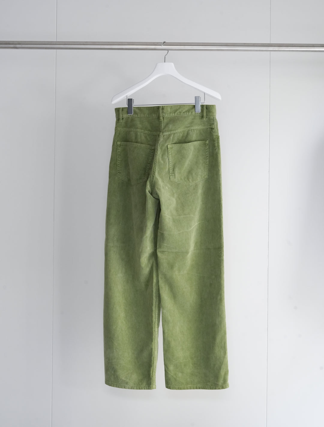 26SS】AURALEE GARMENT-DYED FINX CORDUROY 5P WIDE PANTS