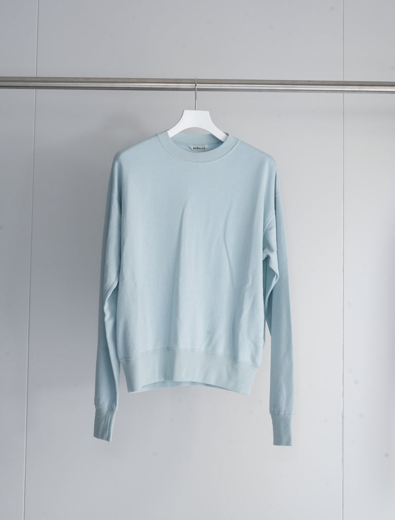 26SS】AURALEE HIGH TWIST LIGHT SWEAT P/O