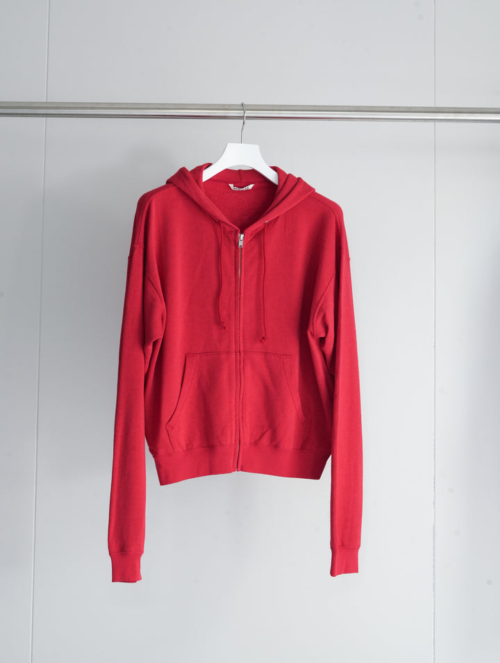 26SS】AURALEE HIGH TWIST LIGHT SWEAT ZIP PARKA