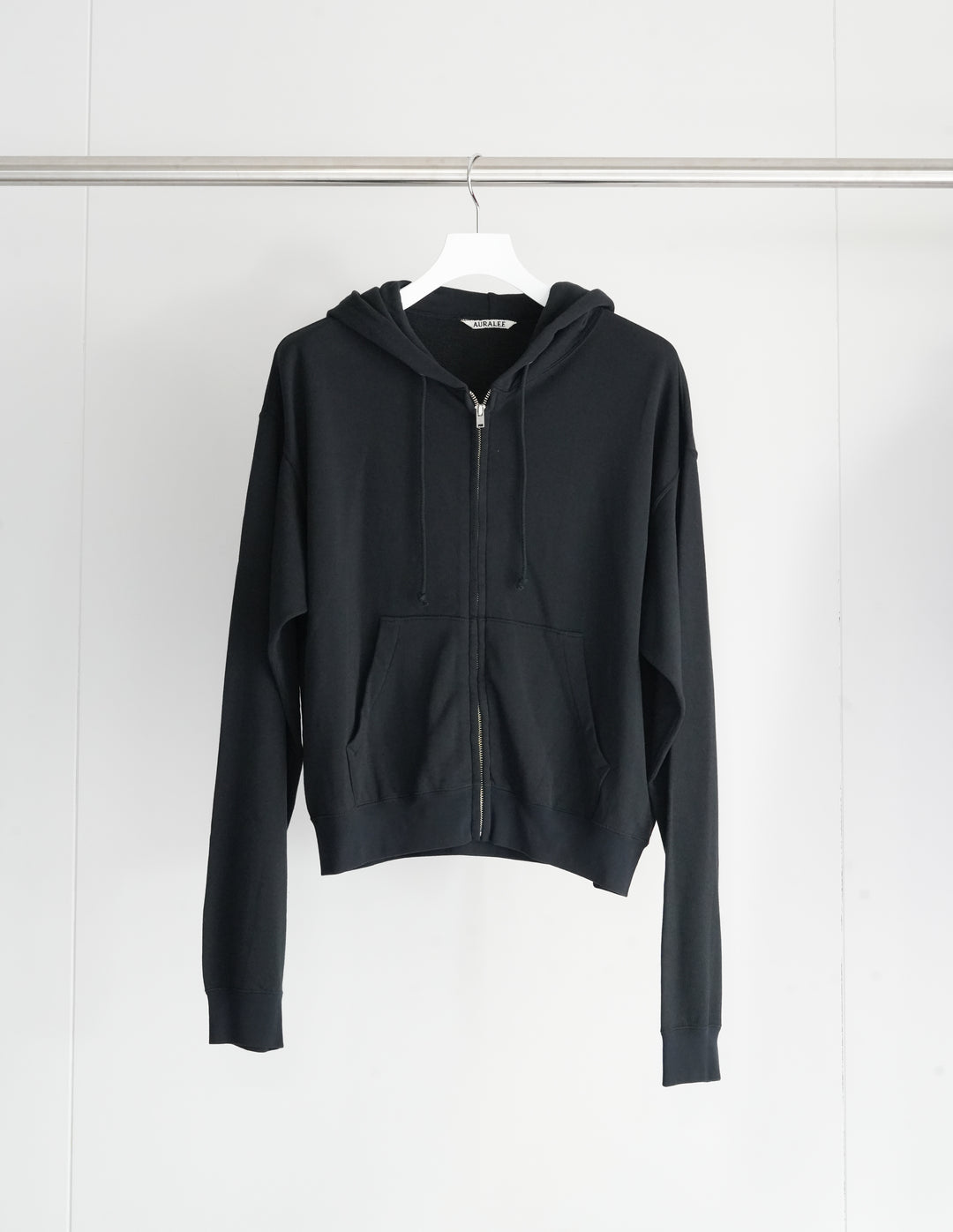 26SS】AURALEE HIGH TWIST LIGHT SWEAT ZIP PARKA