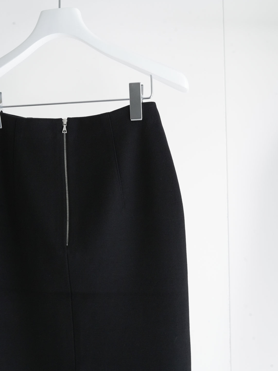 AURALEE DOUBLE FACED SILK COTTON KNIT SKIRT 