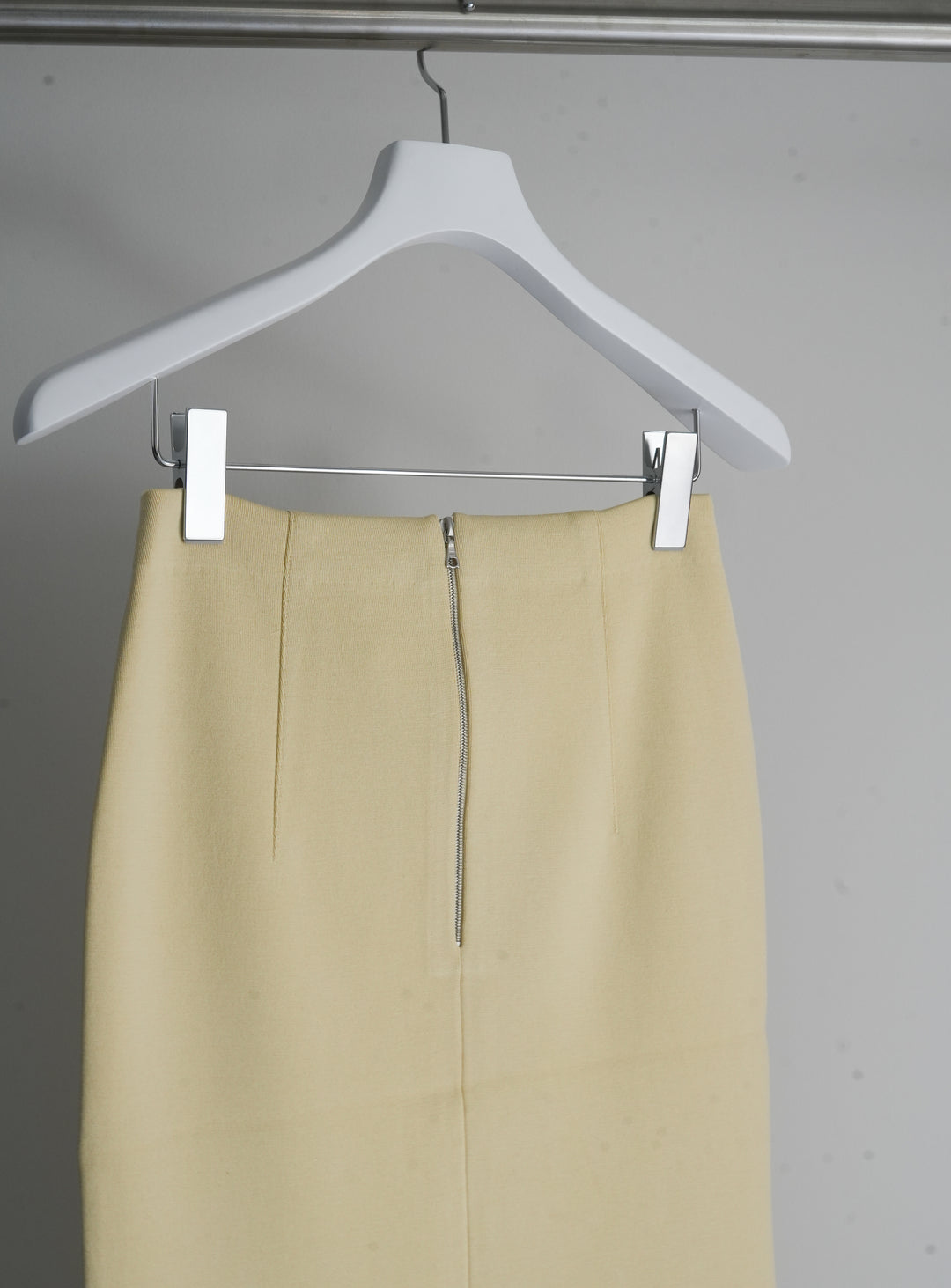 AURALEE DOUBLE FACED SILK COTTON KNIT SKIRT 