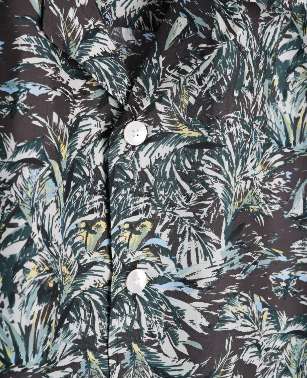 26SS】AURALEE PRINTED AIRY SILK HALF-SLEEVED SHIRT