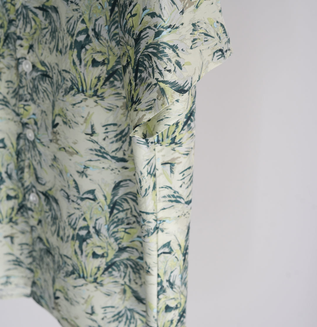 26SS】AURALEE PRINTED AIRY SILK HALF-SLEEVED SHIRT