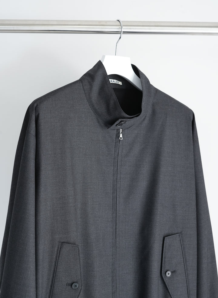 26SS】AURALEE ULTRA FINE TROPICAL WOOL ZIP BLOUSON