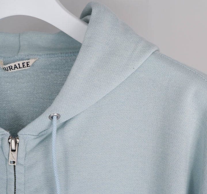26SS】AURALEE HIGH TWIST LIGHT SWEAT ZIP PARKA