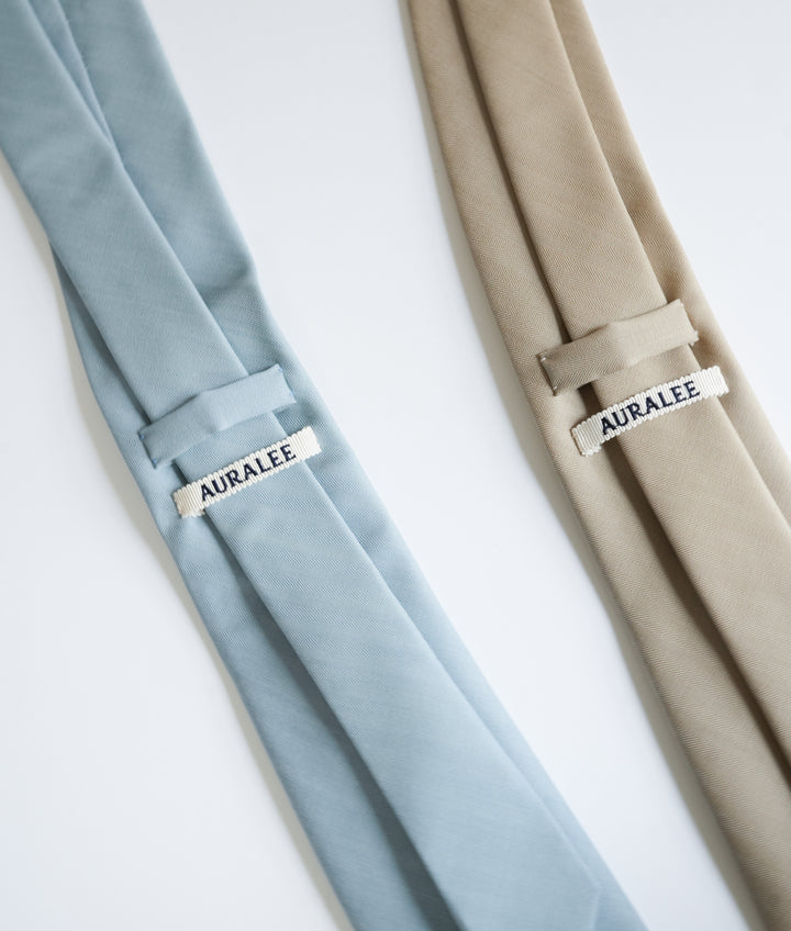 25SS AURALEE WOOL HERRINGBONE TIE アイボリー 26SS】AURALEE WOOL HERRINGBONE TIE – Chum!