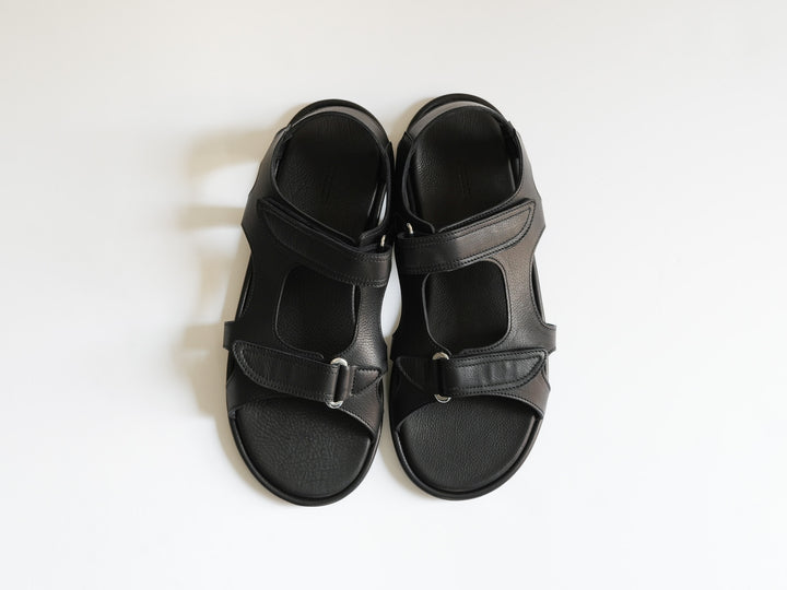 完売品 auralee 26SS レザーサンダル SIZE9 ブラック 26SS】AURALEE SOFT LEATHER LACE-UP SHOES