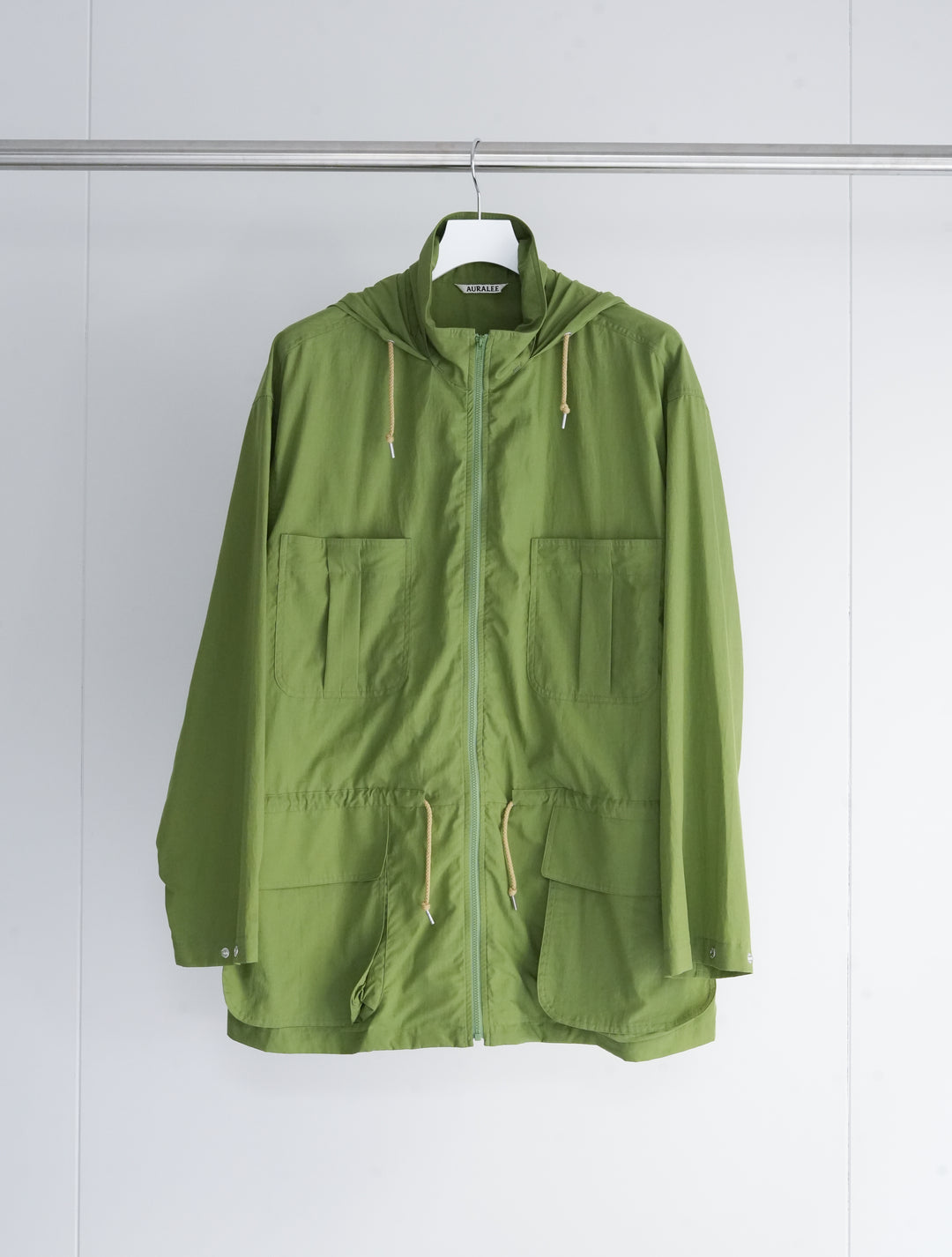 26SS】AURALEE SUPER FINE COTTON LAWN HOODED BLOUSON