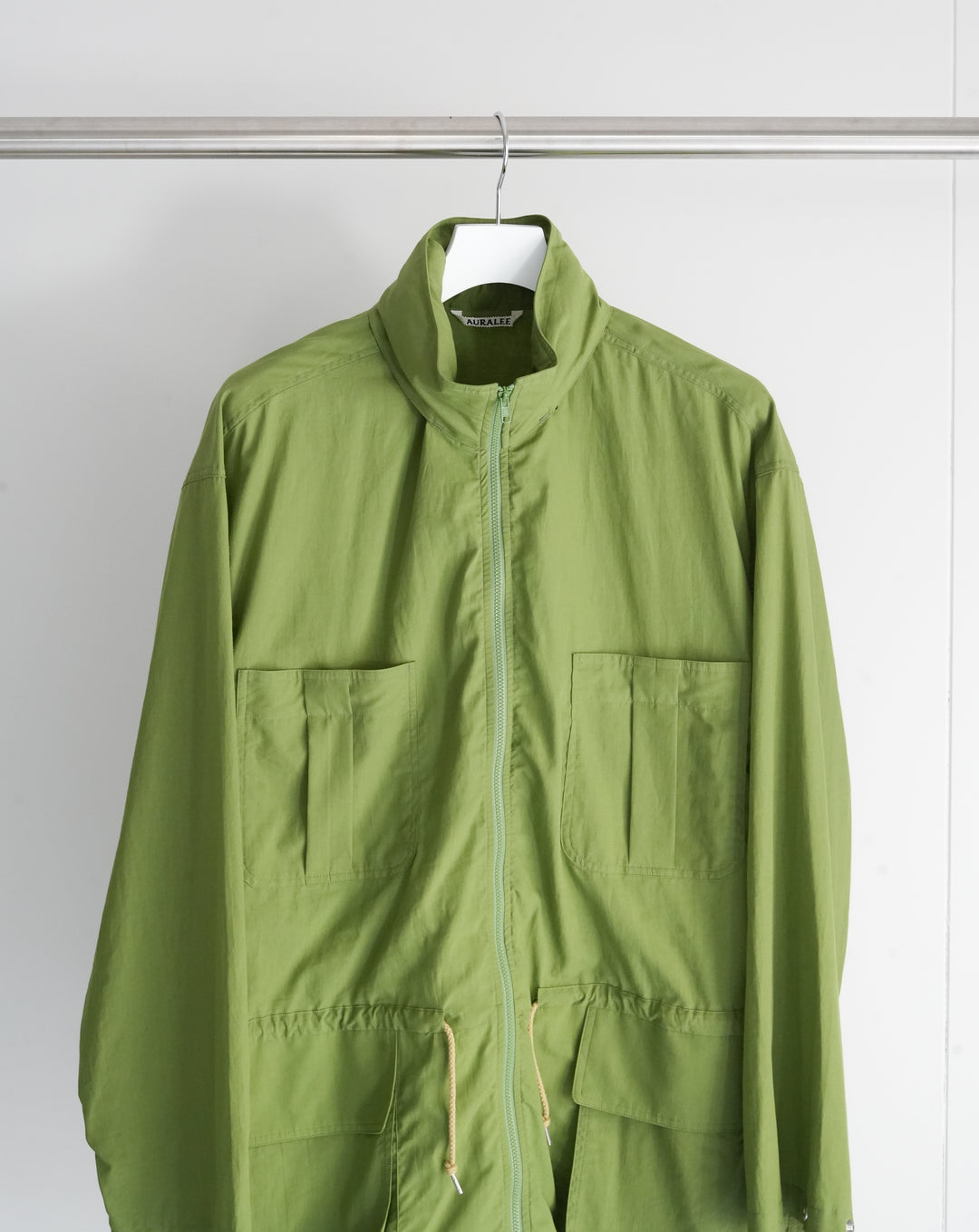 26SS】AURALEE SUPER FINE COTTON LAWN HOODED BLOUSON