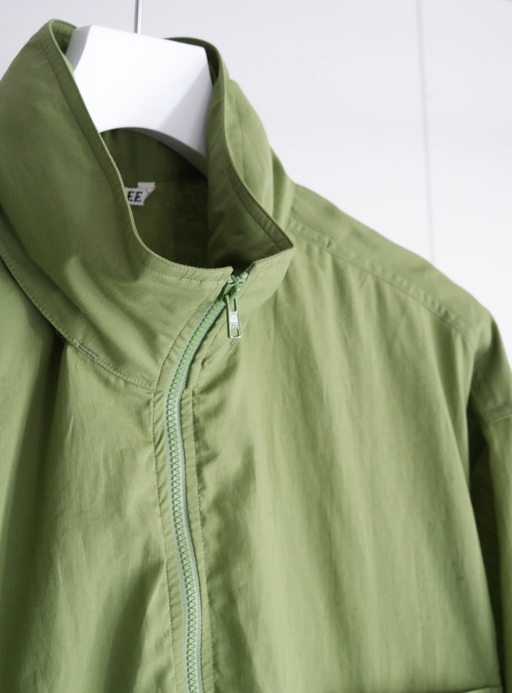 26SS】AURALEE SUPER FINE COTTON LAWN HOODED BLOUSON