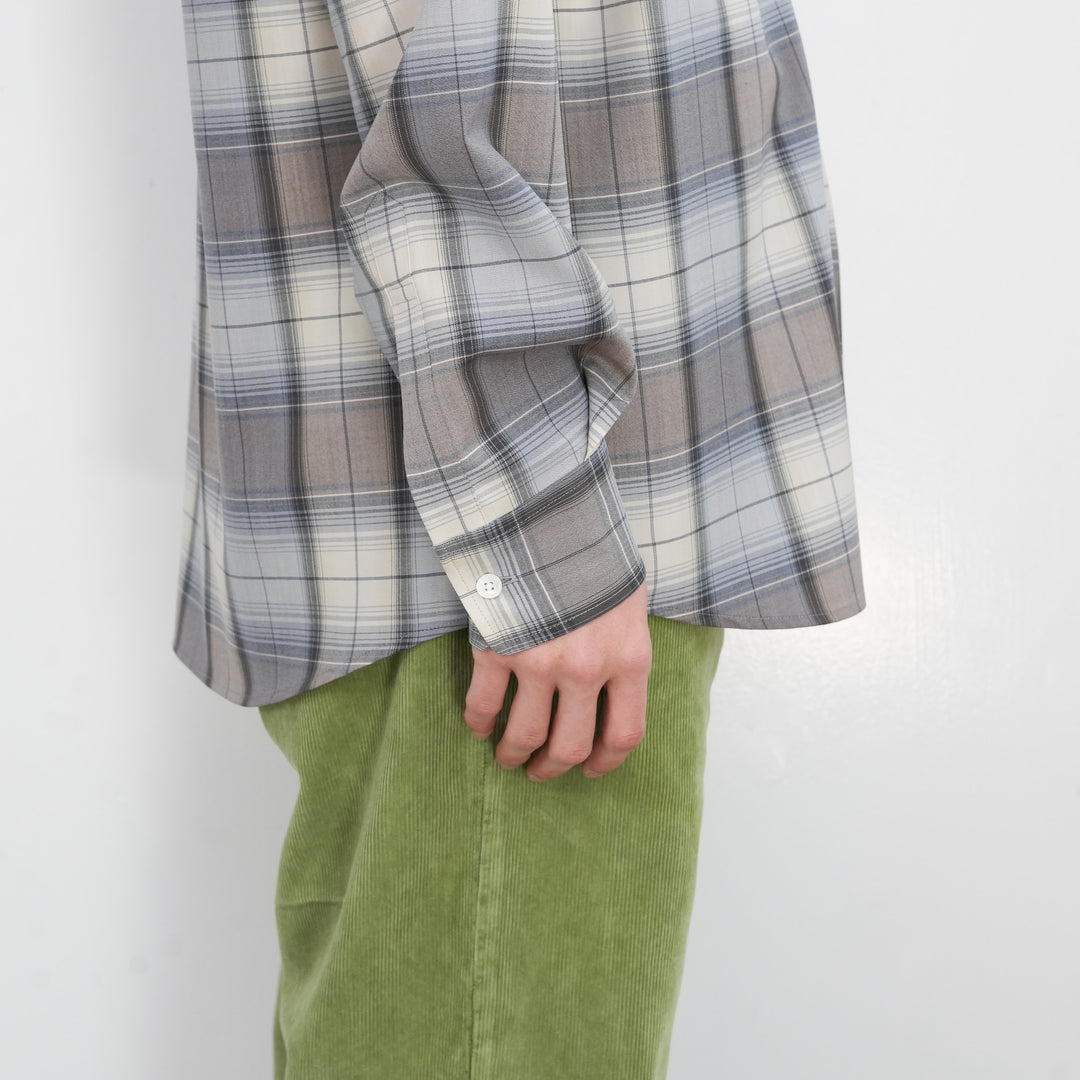 26SS】AURALEE SUPER LIGHT WOOL CHECK SHIRT