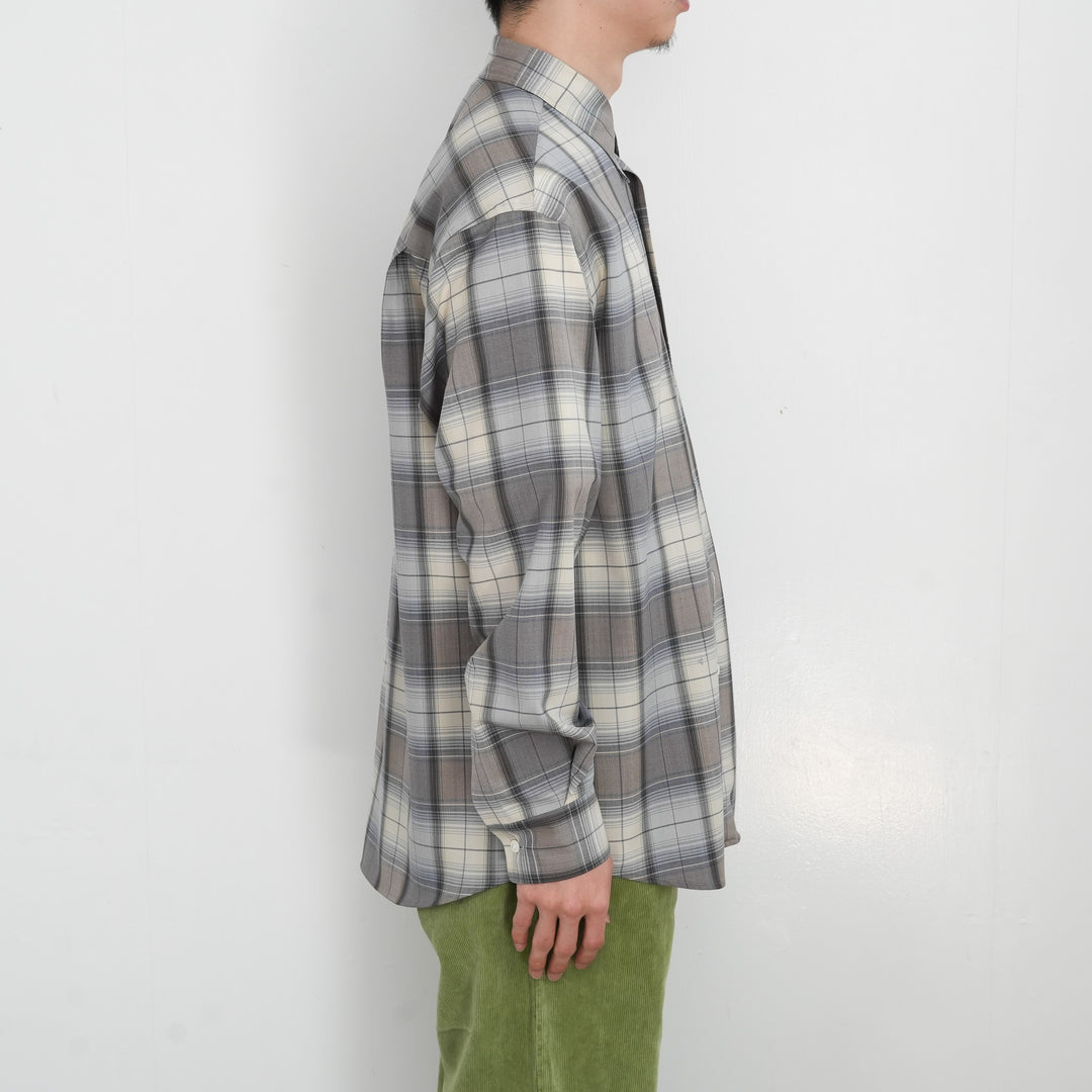 AURALEE 26SS SUPER LIGHT WOOL CHECK サイズ3 26SS】AURALEE SUPER LIGHT WOOL CHECK SHIRT