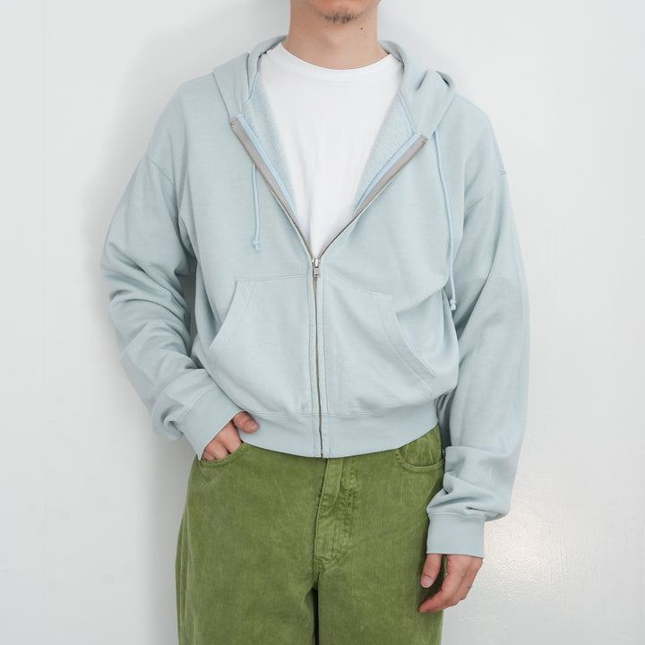 オーラリー　スウェット　パーカー　ジップアップ　26SS 26SS】AURALEE HIGH TWIST LIGHT SWEAT ZIP PARKA