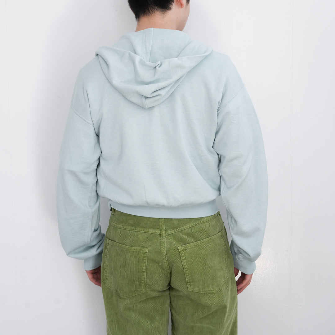 26SS】AURALEE HIGH TWIST LIGHT SWEAT ZIP PARKA