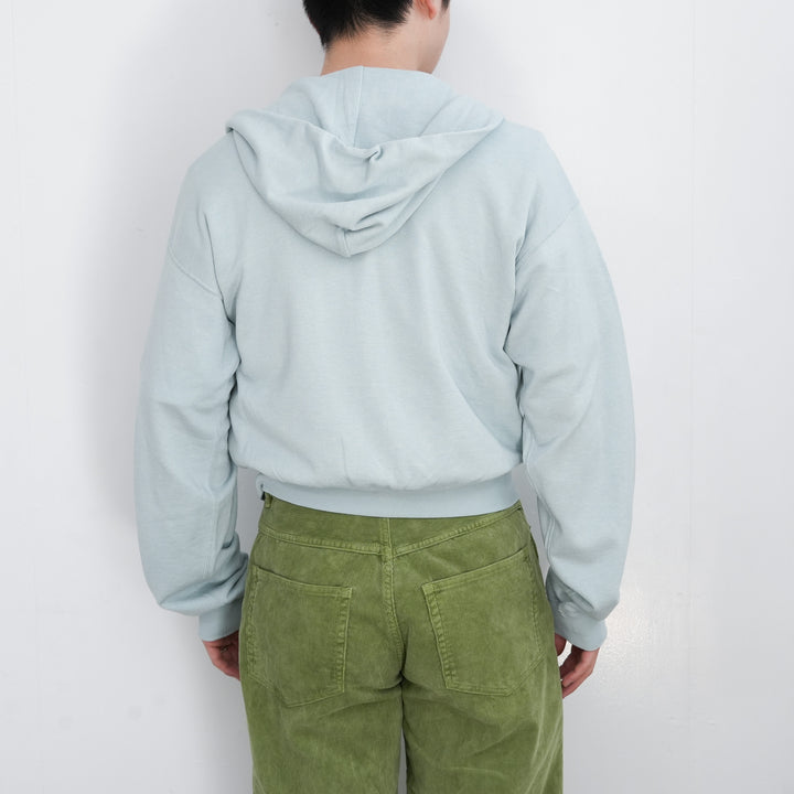 26SS】AURALEE HIGH TWIST LIGHT SWEAT ZIP PARKA