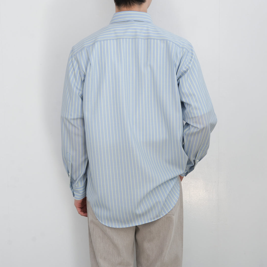 26SS】AURALEE SUPER FINE WOOL STRIPE SHIRT