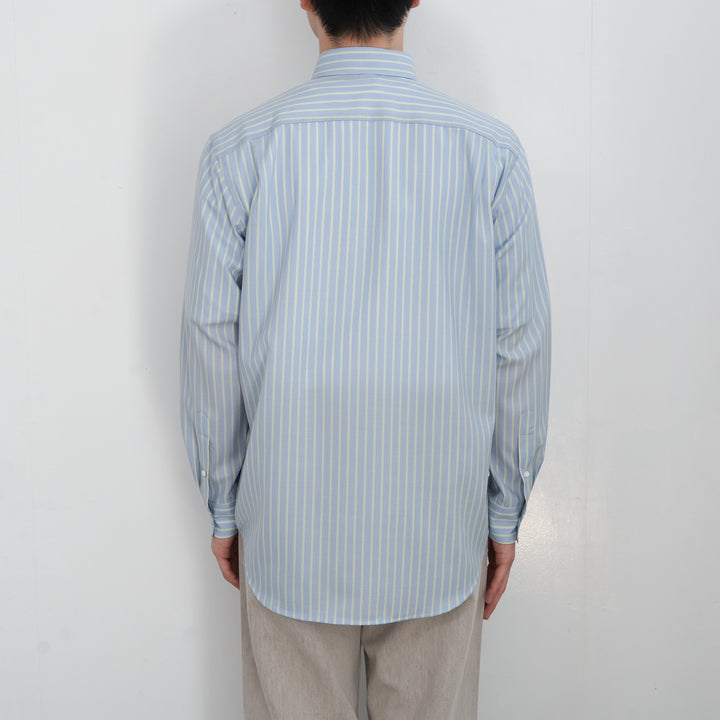 26SS】AURALEE SUPER FINE WOOL STRIPE SHIRT