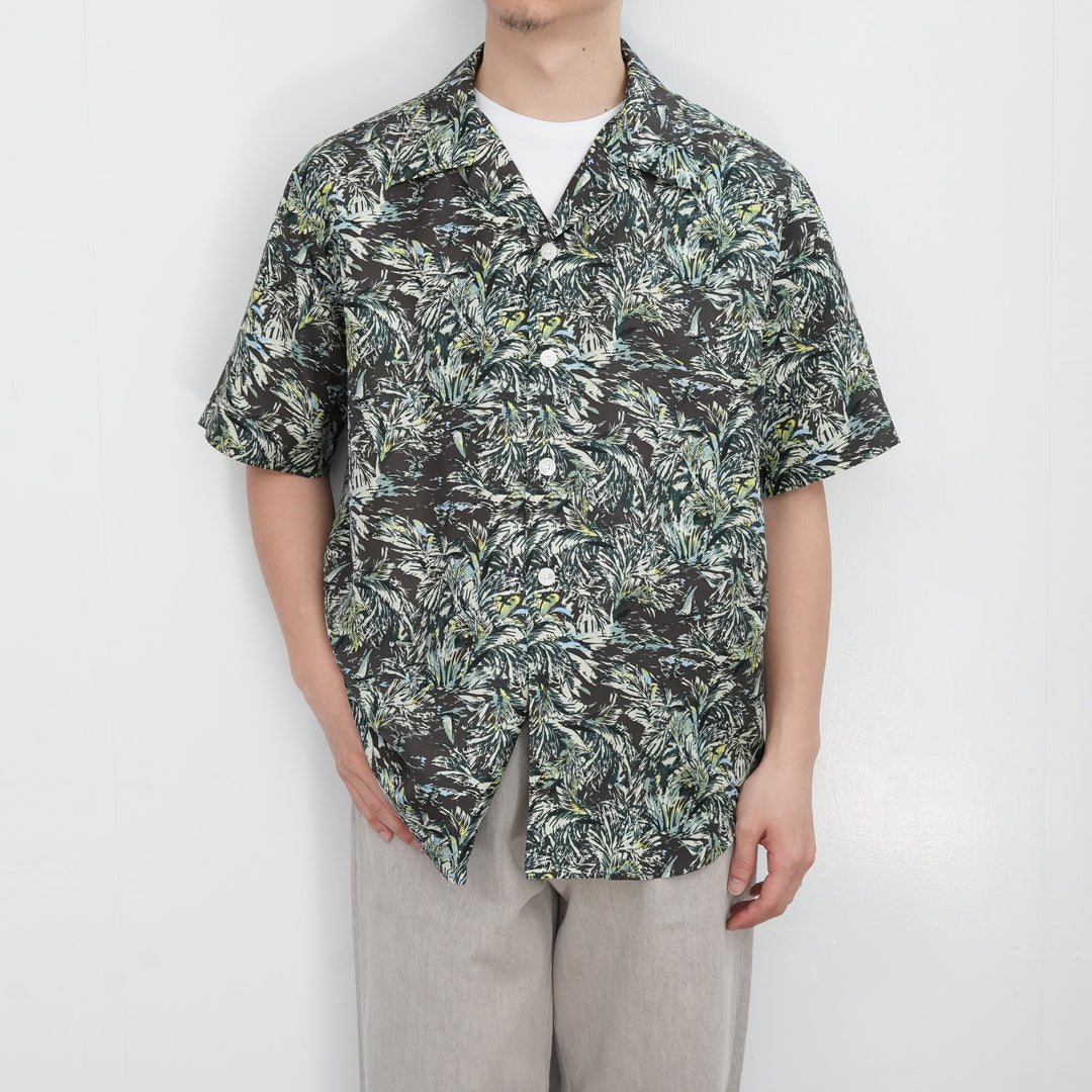 トップス AURALEE PRINTED AIRY SILK HALF-SLEEVED 26SS】AURALEE PRINTED AIRY SILK HALF-SLEEVED SHIRT