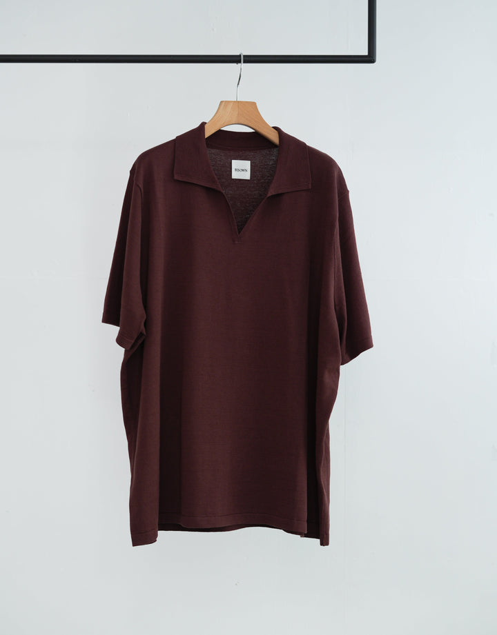 26SS】BISOWN SILK COTTON SKIPPER KNIT 