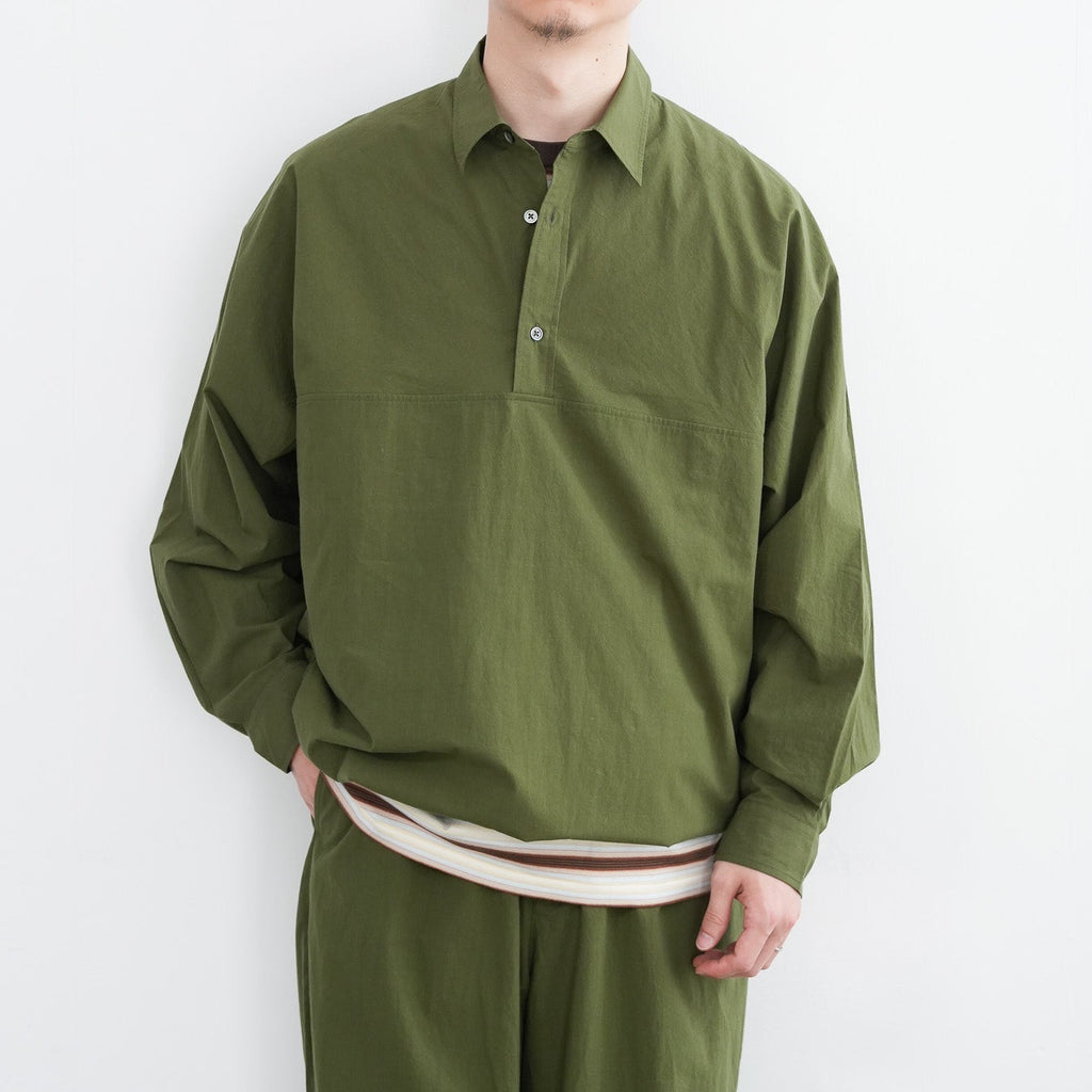26SS】FreshService CRISP COTTON ANORAK L/S SHIRT